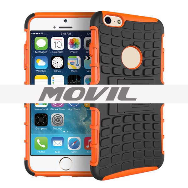 NP-1903 2 en 1 funda para iPhone 6 plus con soporte-8